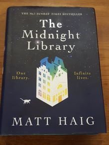 The Midnight Library by Matt Haig Hardcover Novel