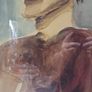 Modern Watercolor Impressionist Portrait Image 5