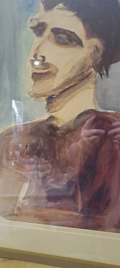 Modern Watercolor Impressionist Portrait