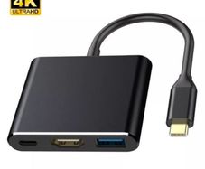 Usb C Hdmi Compatible Converter Adapter Type C To Hd/usb 3.0 Type C Aluminium For Macbook Pro Samsung S9 S10 Huawe P20 P30