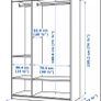 Ikea songesand wardrobe Image 3