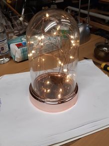 Bell jar string lights