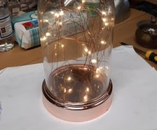 Bell jar string lights