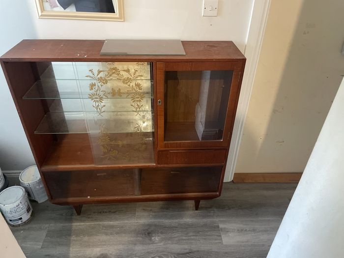antique display cabinet