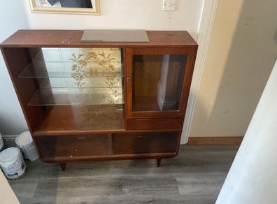 antique display cabinet