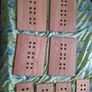 A beautiful set of hardwood tableware, consisting of 4 place mats and 4 matching coasters Image 2
