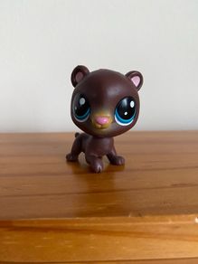 LPS Littlest Pet Shop Hasbro -  Grizzler Hill Brown Tan Bear n 116