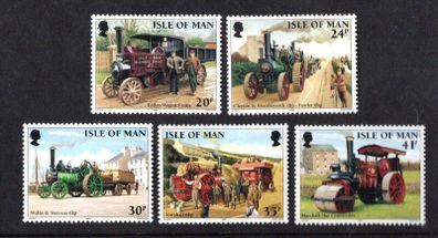 1995 Isle of Man The Splendour of Steam Commemorative Stamps Mint Never Hinged (MNH)