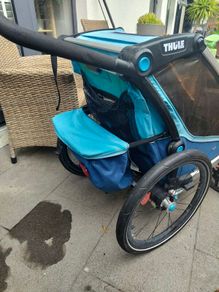 Thule Chariot single with bike and running attachments