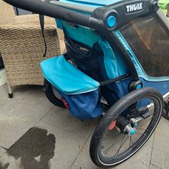Thule Chariot single with bike and running attachments