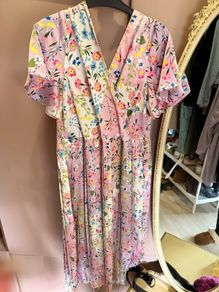 Silk fred midi dress