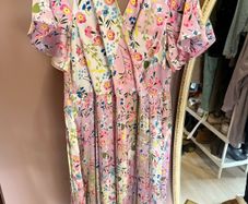 Silk fred midi dress