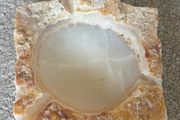 Chunky Vintage Onyx Ashtray
