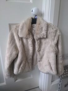 Girls fake fur coat