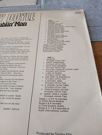 Danny Doyle Born a ramblin man 12" lp