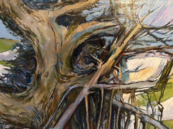 Original oil painting - Albert B Ogden