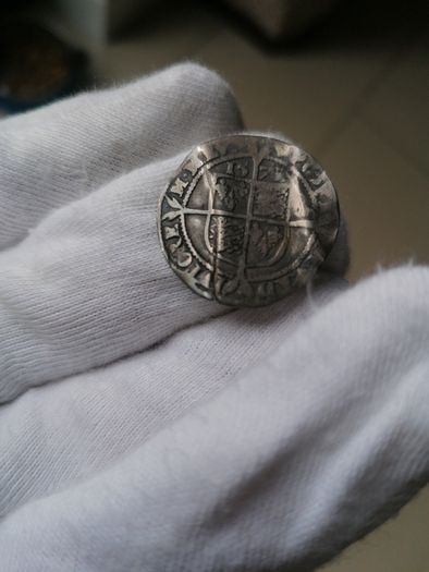 1573 Silver Sixpence Coin