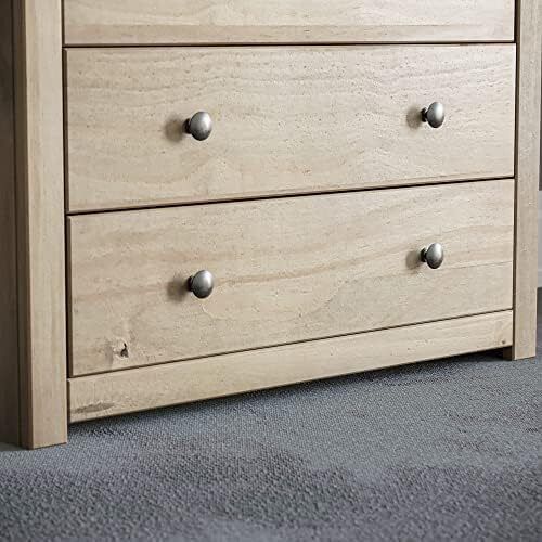 Panama 4 Drawer Chest Solid Pine Wood, Bedroom furniture, Waxed Oak Finish