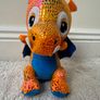 Drago The Baby Dragon Orange Shiny Paws Plush approx. 20cm. Used Please see pictures Image 10
