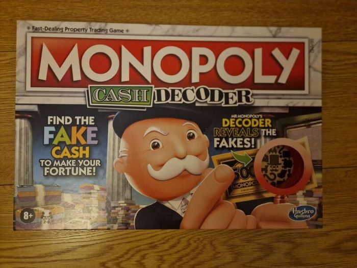 Monopoly Cash Decoder Family Board Game