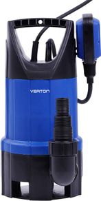 Portable Submersible Pump 750W 13000L/H, Dirty/Clean Water Pump Automatic or Continuous Manual Operation by Float Switch, Water Transfer Drainage Pump for Pond Garden Pool Hot Tub