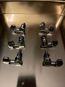 Electric acoustic Guitars Machine Head tuners 3 L 3 R chrome Gibson les Paul epiphone Jackson  esp Ibanez electric guitars parts accessories