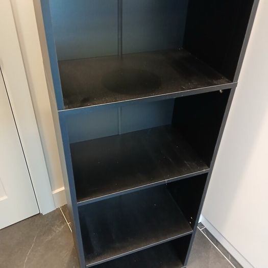 190cm Tall Bookcase 6 Tiers Slim Bookshelf with Adjustable Shelves