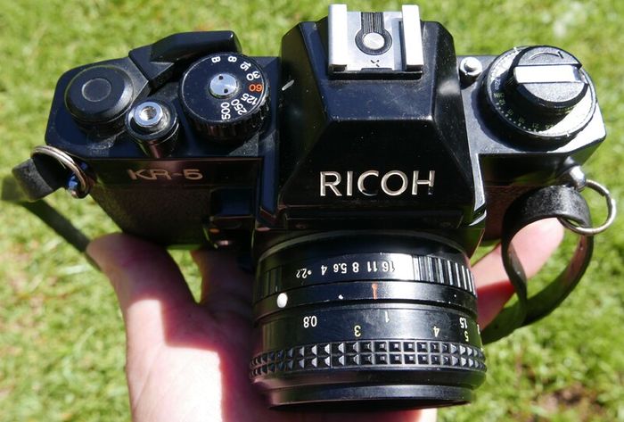 Ricoh KR-5 - 35mm Camera W/ 55mm 2.2 Ricoh -  works well