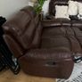 2 seaters recliner leather sofas Image 3