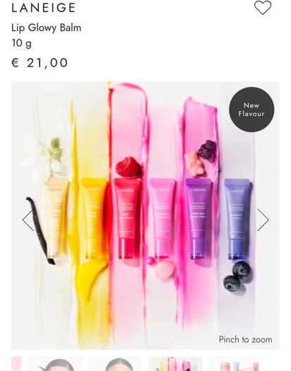 Laneige Glossy Blueberry Myrtille lip balm
