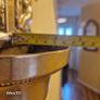 Antique  Brass Angel Holy Water Font Religious Wall Art Image 7