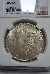 1921 Morgan Silver Dollar Certified NGC MS