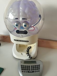 Retro Brian the Brain interactive Toy