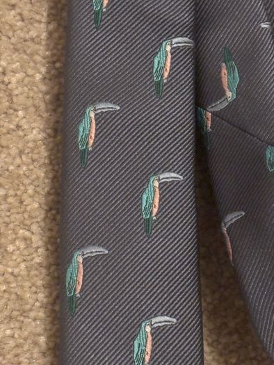 Child's Tie Bird Motif