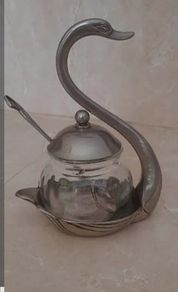 Swan Condiment Jar