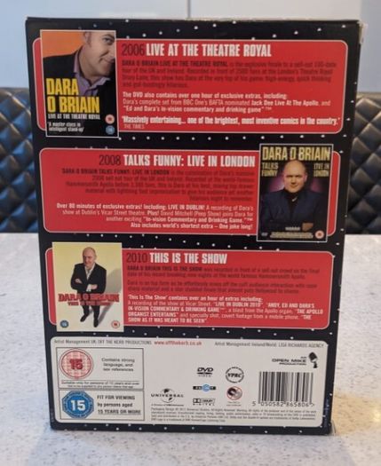Dara O Briain: The Live Collection (3 DVD Set)