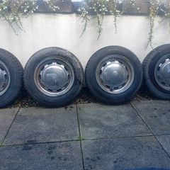 Porsche steel wheels on Vredestein 165 HR 15 tyres