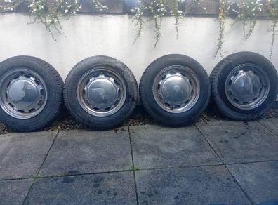 Porsche steel wheels on Vredestein 165 HR 15 tyres