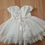 Christening baptism dress 0-3 month with headband, shoes and jacket Image 6