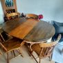 Round Dining Table + 6 chairs Image 4