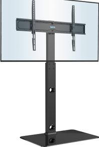NEW SALE | TV Floor Stand for 30-70 inch LED LCD OLED Plasma Flat Curved TVs, Height Adjustable Tall TV Stand with Brackets up to 40kg, Max VESA 600x400mm