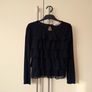 H&M  black blouse - Age 8-9 years Image 2