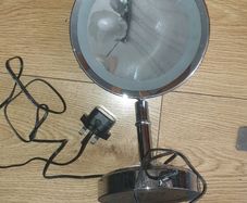 Makeup mirror with light