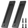 6ft Barn Door Rail, Handles, Locks and Floor Guides Image 2