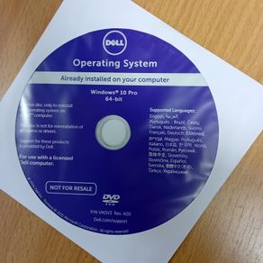 Dell Window 10 Professional Original 64- Bit Software