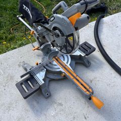 Titan TTB794MSW 210mm  Electric Single-Bevel Sliding Mitre Saw 240V