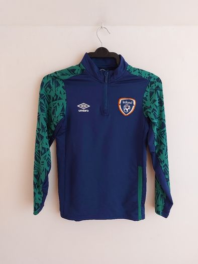 ireland football halfzip top