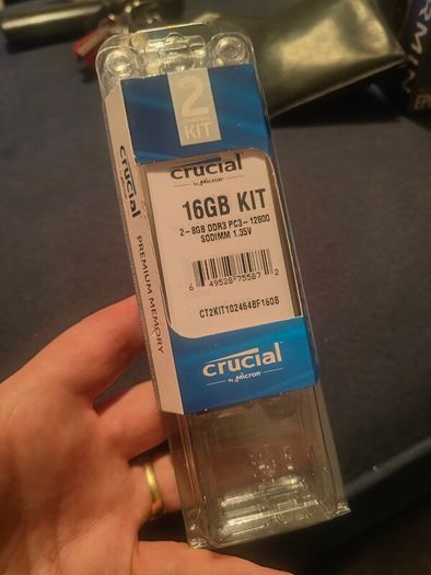 Brand New Crucial 16gb kit premium memory