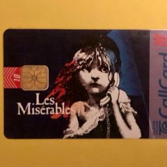 Callcard 1231 Les Miserables