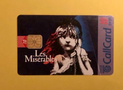 Callcard 1231 Les Miserables